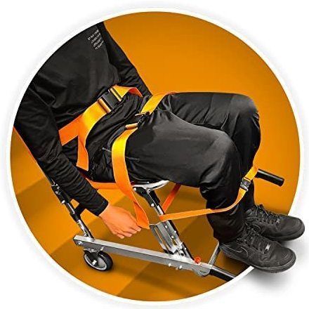 Sedia di evacuazione montascale - YHR-W1 - Zhangjiagang Herui Medical Equipment Co., Ltd. - da interno / per esterni / pieghevole