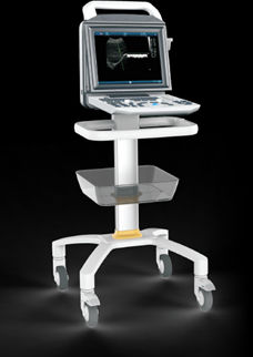 Ecografo veterinario su piattaforma - D-1000v - DISPOMEDICAL - multiuso