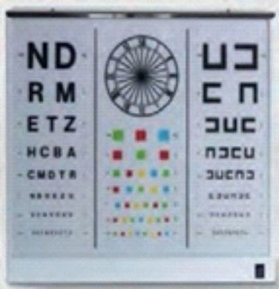 Tavola ottotipica retroilluminata - OPT101 - MC Saber