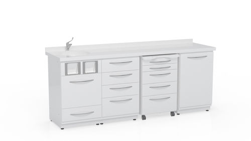 Armadio per strumenti odontoiatrici - CL4 - Kartal Dental - per clinica odontoiatrica / con cassetti / con lavandino