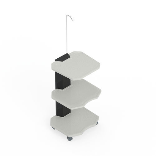 Carrello medico - TR2 - Kartal Dental - per strumenti odontoiatrici / in metallo / 3 ripiani