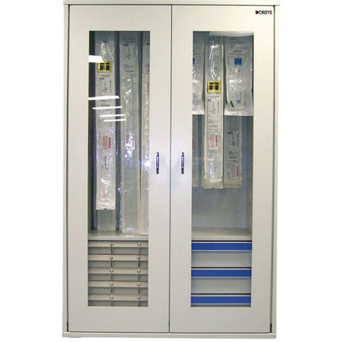 Armadio portacateteri - Woodmans Meditech - con ripiano / con sportello / in acciaio inossidabile