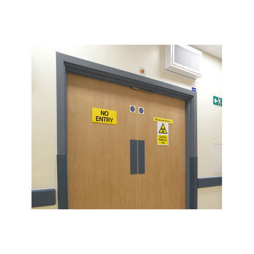 Porta di radioprotezione - Woodmans Meditech - per struttura sanitaria / per studio veterinario / battente