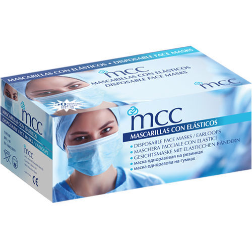 Mascherina chirurgica di tipo IIR - MCC Disposables - per adulti / scatola da 50 pezzi / nera