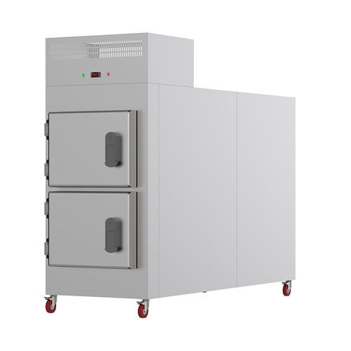 Cella mortuaria per barelle mortuarie - MBR200 - Proxenon - 2 salme / a carico frontale / mobile