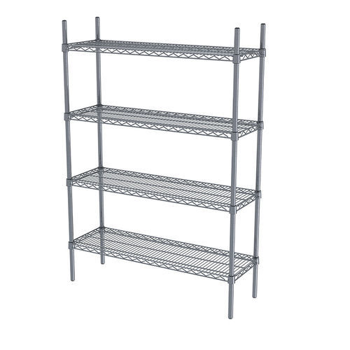 Scaffalatura modulare - SWS175 series - Proxenon - mobile / con griglia / in acciaio inossidabile