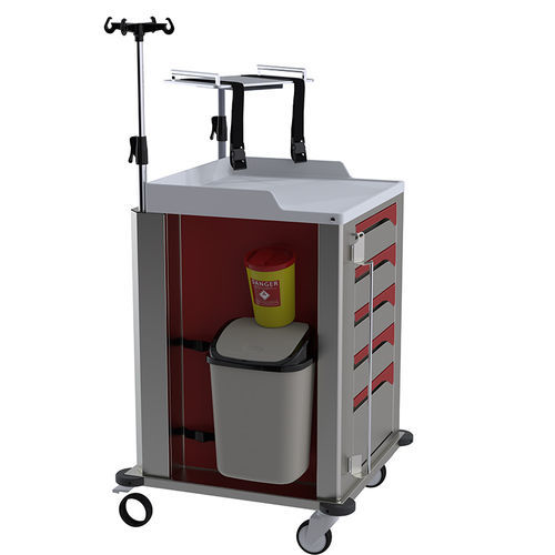 Carrello ospedaliero - GMC300 - Proxenon - di emergenza / per chirurgia / per defibrillatore