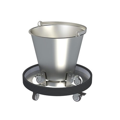 Porta-catino con rotelle - OKB258 - Proxenon - in acciaio inossidabile