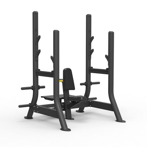 Panca per esercizi muscolari da seduti - SP-4208 - SPIRIT Fitness - con rastrelliera per bilancieri
