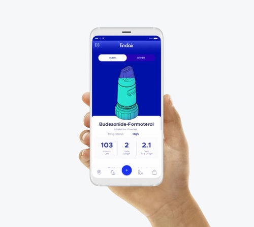 Applicazione mobile di gestione dei pazienti asmatici - FindAir - di monitoraggio / medica / per smartphone