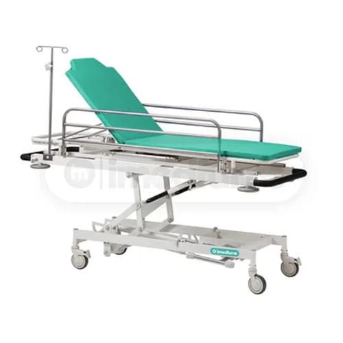 Barella con carrello di emergenza - IMED5602 - imedfurns Private Limited - idraulica / ad altezza regolabile / Trendelenburg
