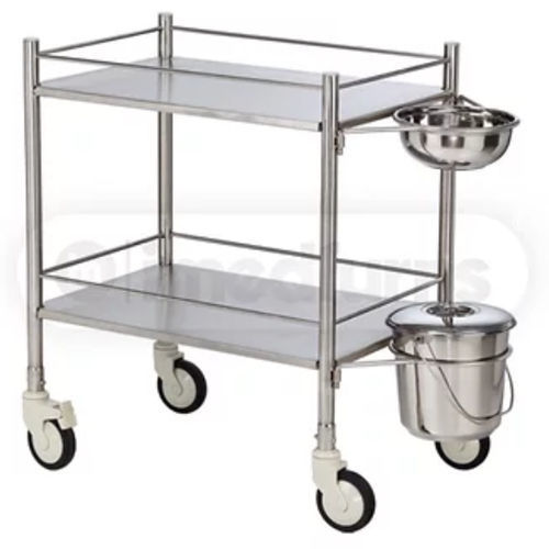 Carrello per uso generale - IMED5907 - imedfurns Private Limited - per medicazione / in acciaio inossidabile