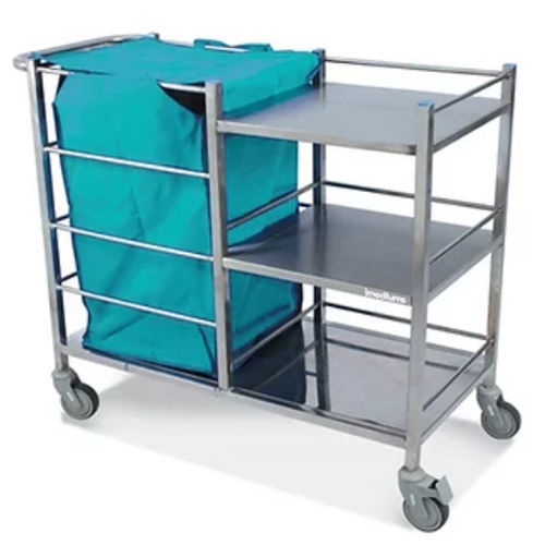 Carrello di stoccaggio - IMED6013 - imedfurns Private Limited - in acciaio inossidabile / con sacco