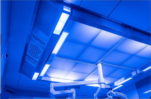 Modulo a flusso laminare per sala operatoria - NICFA-5630RGB - NICFA - da soffitto / con illuminazione