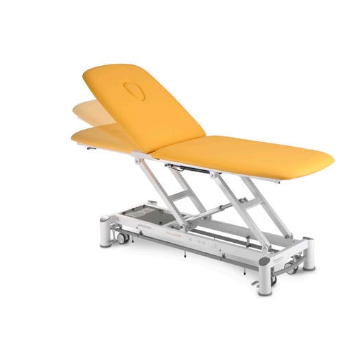 Lettino da visita elettrico - PICASSO XL TREND - Ferrox - ad altezza regolabile / con rotelle / a 2 sezioni