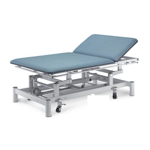 Lettino Bobath elettrico - BOBATH PRO POWER - Ferrox - su rotelle / con schienale ad altezza regolabile / a 2 sezioni