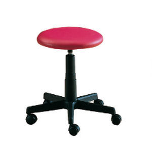 Sgabello per struttura sanitaria - 220190 - Ferrox - girevole / con rotelle / quadrato