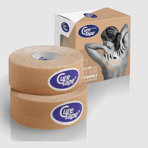 Benda ortopedica per bendaggio funzionale - CLASSIC (2.5) - CureTape - elastica / in cotone