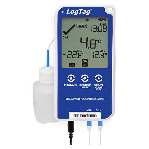 Registratore di dati di temperatura - UTRED30-16 - Logtag - per produzioni farmaceutiche / per catena del freddo / con sonda