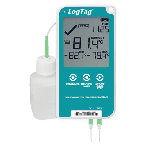 Registratore di dati di temperatura - UTREL30-16 - Logtag - per produzioni farmaceutiche / per catena del freddo / con sonda