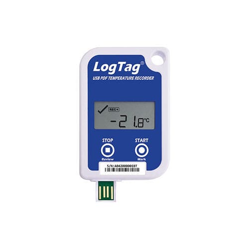 Registratore di dati di temperatura - USRID-16 - Logtag - per produzioni farmaceutiche / per catena del freddo / USB