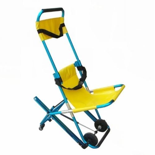 Poltrona barella manuale - CR-H3 - Wuxi Emsrun Technology Co., Ltd. - pieghevole / ad altezza fissa / con rotelle