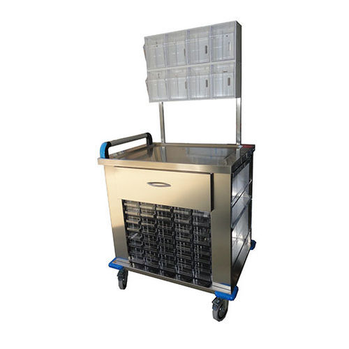 Carrello medico - Rinox S.r.l. - per sala operatoria / per uso generale / in acciaio inossidabile