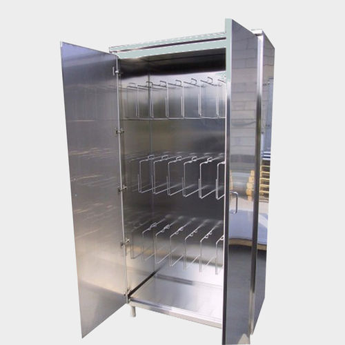 Armadio per strumenti - Rinox S.r.l. - per ospedale / con ripiano / con ante battenti
