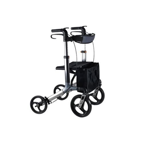 Deambulatore rollator a 4 ruote - LR001 - Foshan Medco Medical equipment Co., Ltd. - telaio in alluminio / con cestello / ad altezza regolabile