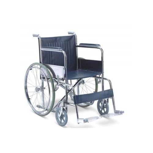 Sedia a rotelle manuale - W002 - Foshan Medco Medical equipment Co., Ltd. - da esterno / con poggiagambe / telaio in acciaio