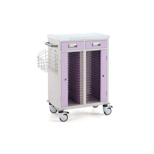 Carrello medico - RT003 - Foshan Medco Medical equipment Co., Ltd. - per cartelle mediche / di stoccaggio / in acciaio inossidabile