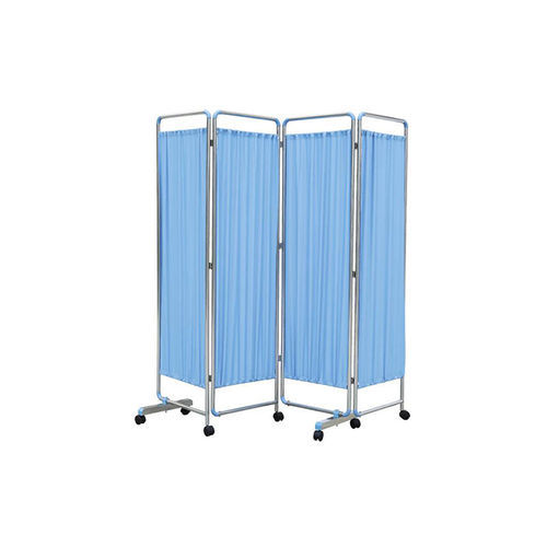 Paravento medicale pieghevole - A002 - Foshan Medco Medical equipment Co., Ltd. - con rotelle / 4 pannelli / di camera d'ospedale
