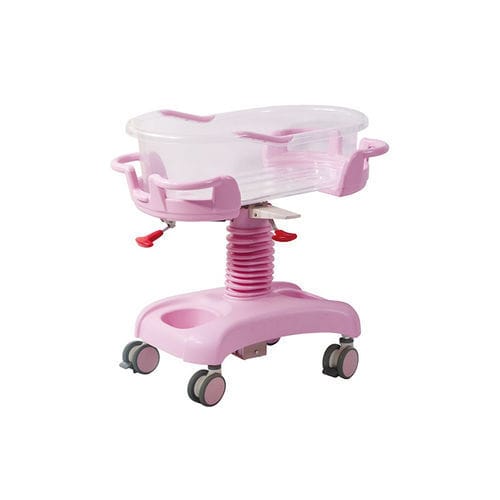 Culla pediatrica per neonato - B002 - Foshan Medco Medical equipment Co., Ltd. - con rotelle / ad altezza regolabile / scocca