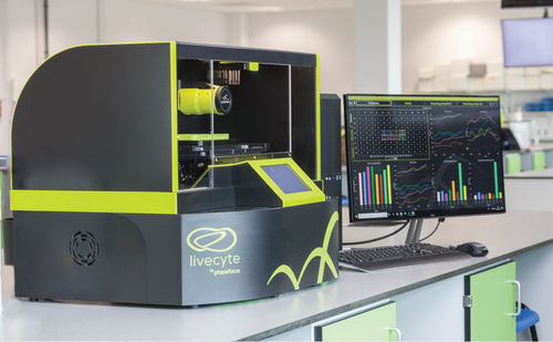 Sistema di imaging cellulare automatizzato - Livecyte® - Phasefocus - da laboratorio / a fluorescenza