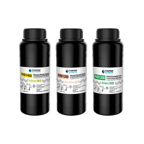 Materiale odontoiatrico in resina - DLP  - Zhejiang Flashforge 3D Technology Co., Ltd. - per ferule terapeutiche / per stampa 3D / di modelizzazione