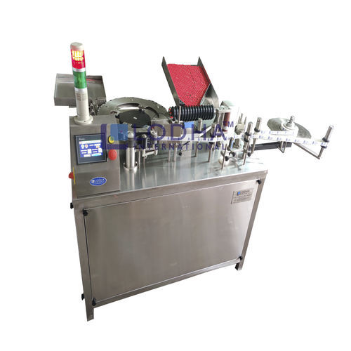 Etichettatrice per flacone - LI-ASL 2H - Lodha International LLP - per farmaci in fiale / automatica / rotativa
