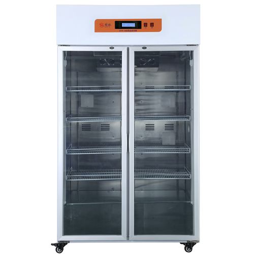 Frigorifero per cromatografia - GYYP-900 - Xiamen Guoyi Scientific Instrument - ad armadio / 2 porte / con porta in vetro