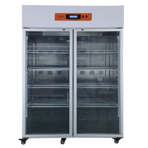 Frigorifero per cromatografia - GYYP-1750 - Xiamen Guoyi Scientific Instrument - ad armadio / 2 porte / con porta in vetro