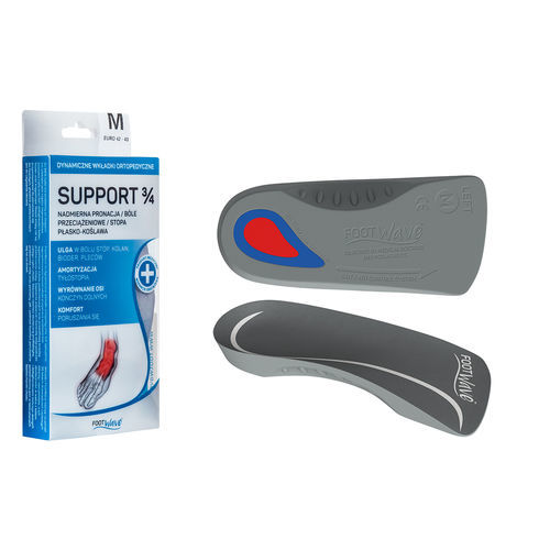 Soletta 3/4 ortopedica con supporto per arco longitudinale - FootWave™ - per adulti / per piede piatto