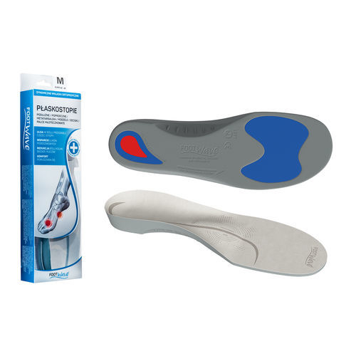 Soletta ortopedica con cuscinetti per tallone - FootWave™ - con supporto per arco trasversale / per piede piatto