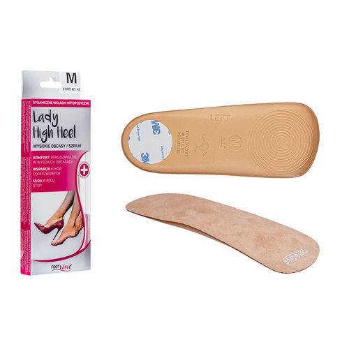 Soletta 3/4 ortopedica con cuscinetti per tallone - FootWave™ - per adulti
