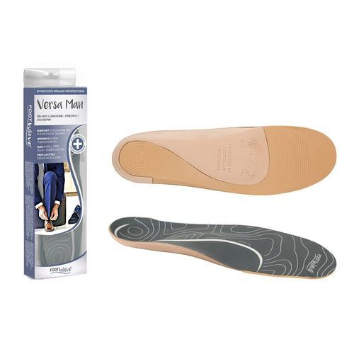 Soletta ortopedica con supporto per arco longitudinale - VERSA MAN - FootWave™ - per piede piatto