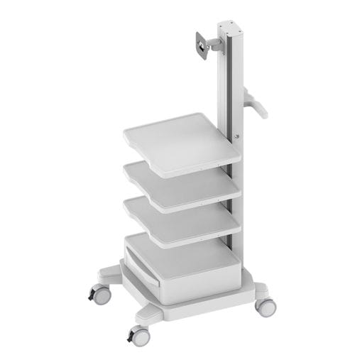 Carrello per chirurgia - Endoso Life Technology - per endoscopia / con supporto per schermo