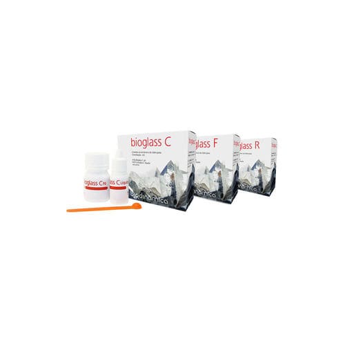 Adesivo dentale per restauro - Bioglass - Biodinâmica - vetroionomero / biocompatibile