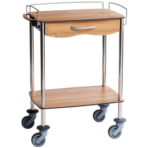Carrello medico - 220P.8.2 - TOURINOX - per uso generale / per trattamenti / 1 cassetto