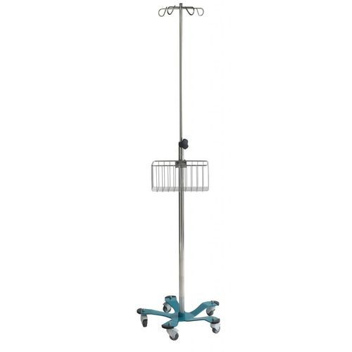 Asta portaflebo con rotelle - 5142-U - TOURINOX - 4 ganci / 2 ganci