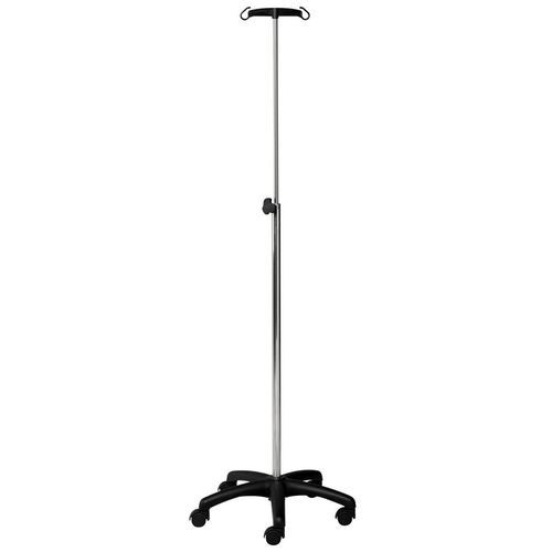 Asta portaflebo con rotelle - 4100 - TOURINOX - 2 ganci / in acciaio inossidabile