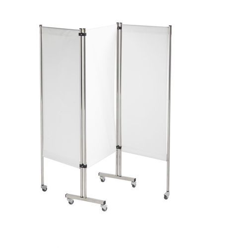 Paravento medicale pieghevole - 8330 - TOURINOX - 3 pannelli / di camera d'ospedale / lavabile