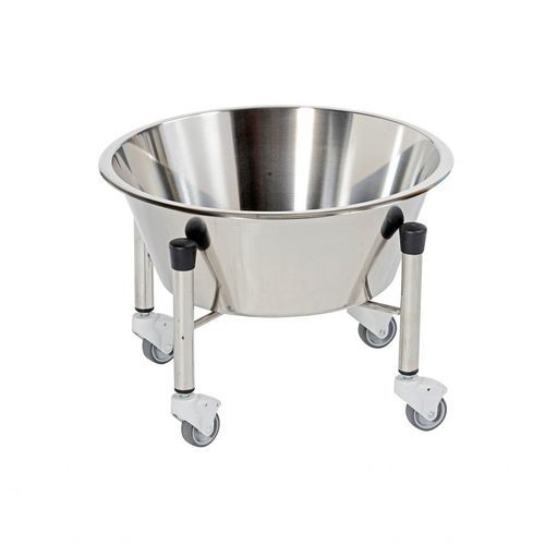 Porta-catino con rotelle - S210 - TOURINOX - in acciaio inossidabile