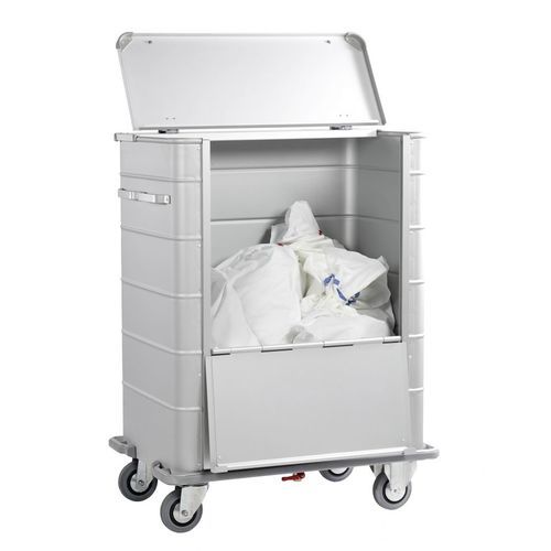 Carrello portabiancheria per sacchi sporchi - 4007 - TOURINOX - ospedaliero / da trasporto / di stoccaggio